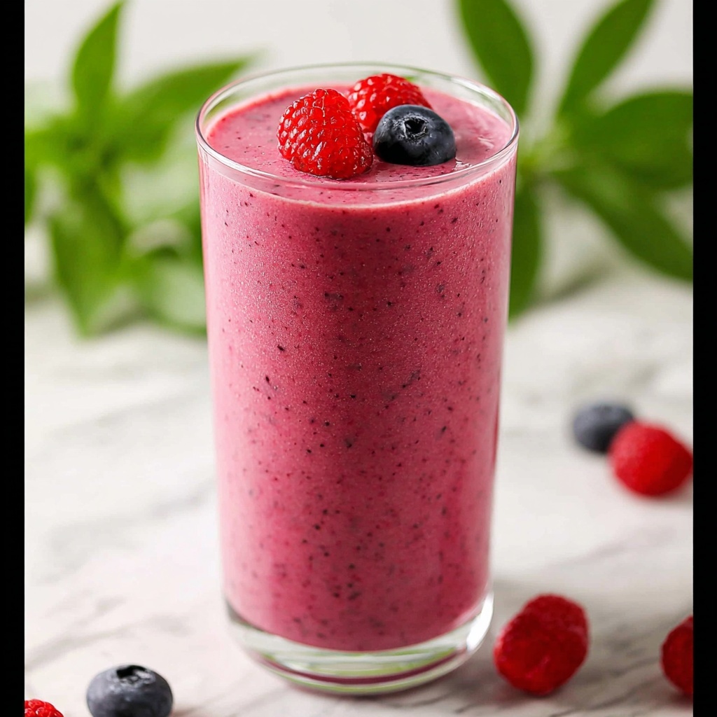Mixed Berry Smoothie Recipe - Recipe Image