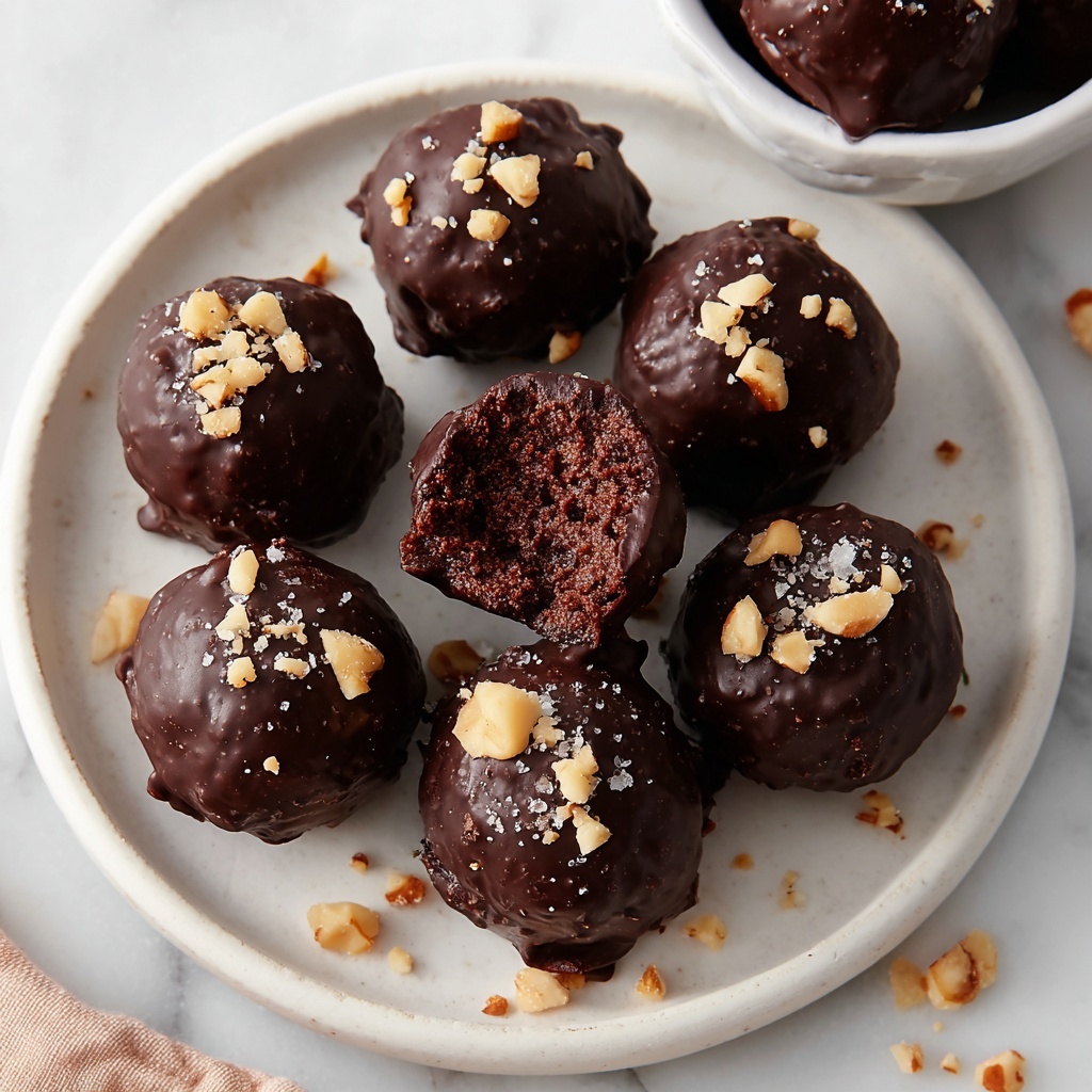No-Bake Brownie Bites Recipe - Recipe Image