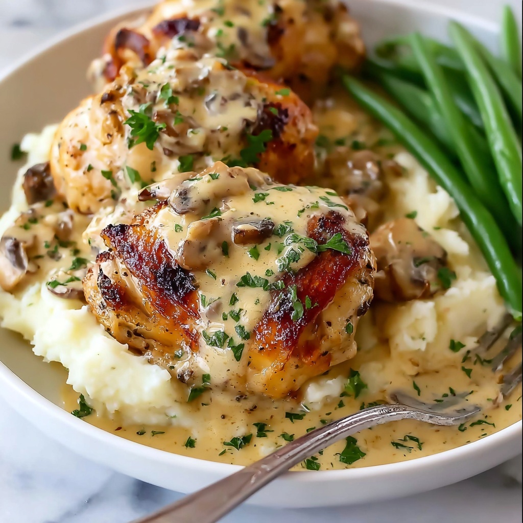 Creamy Garlic Chicken Recipe - Recipe Image