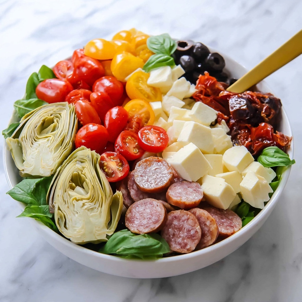 Homemade Antipasto Salad Recipe - Recipe Image