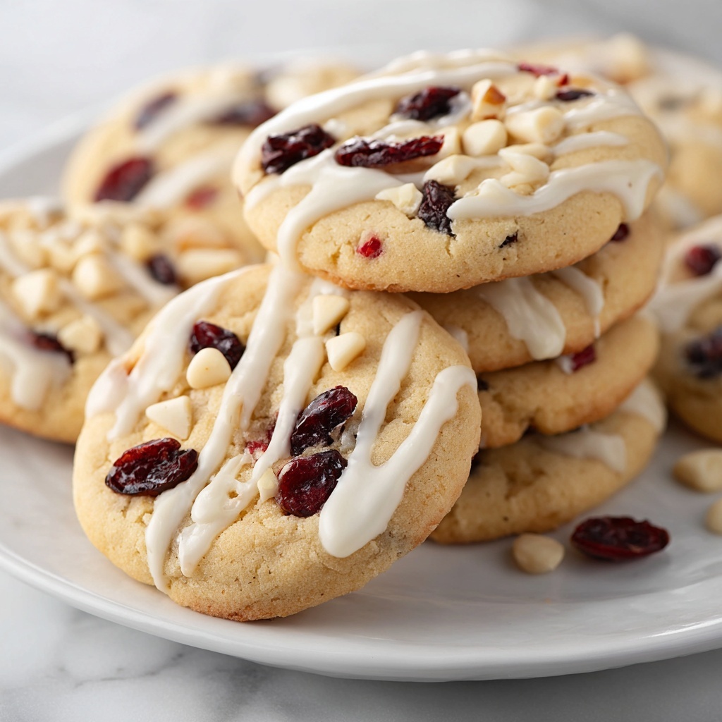 White Chocolate Cranberry Orange Cookies Recipe - Recipe Image