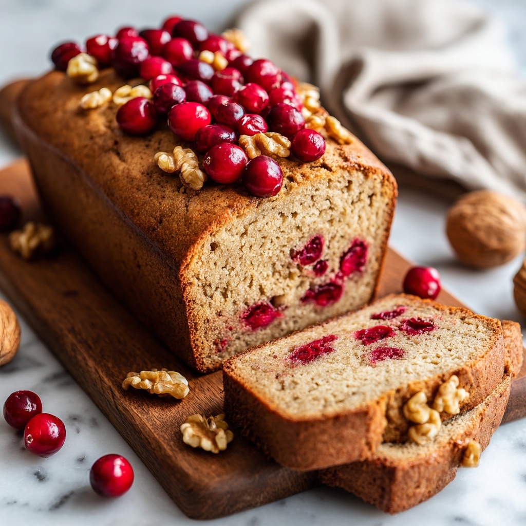 Cranberry Walnut Bread Recipe - Recipe Image