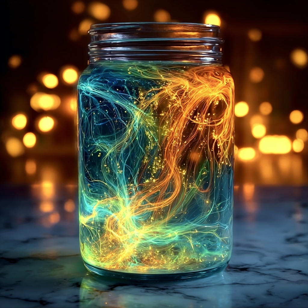 Glowing Fireworks in a Jar Recipe - Recipe Image