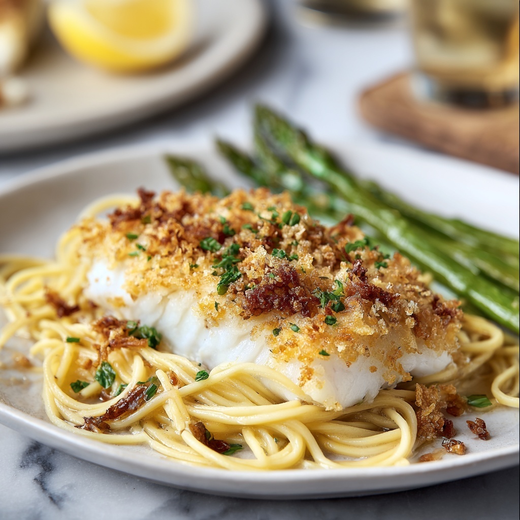 Parmesan Crusted Cod Recipe - Recipe Image