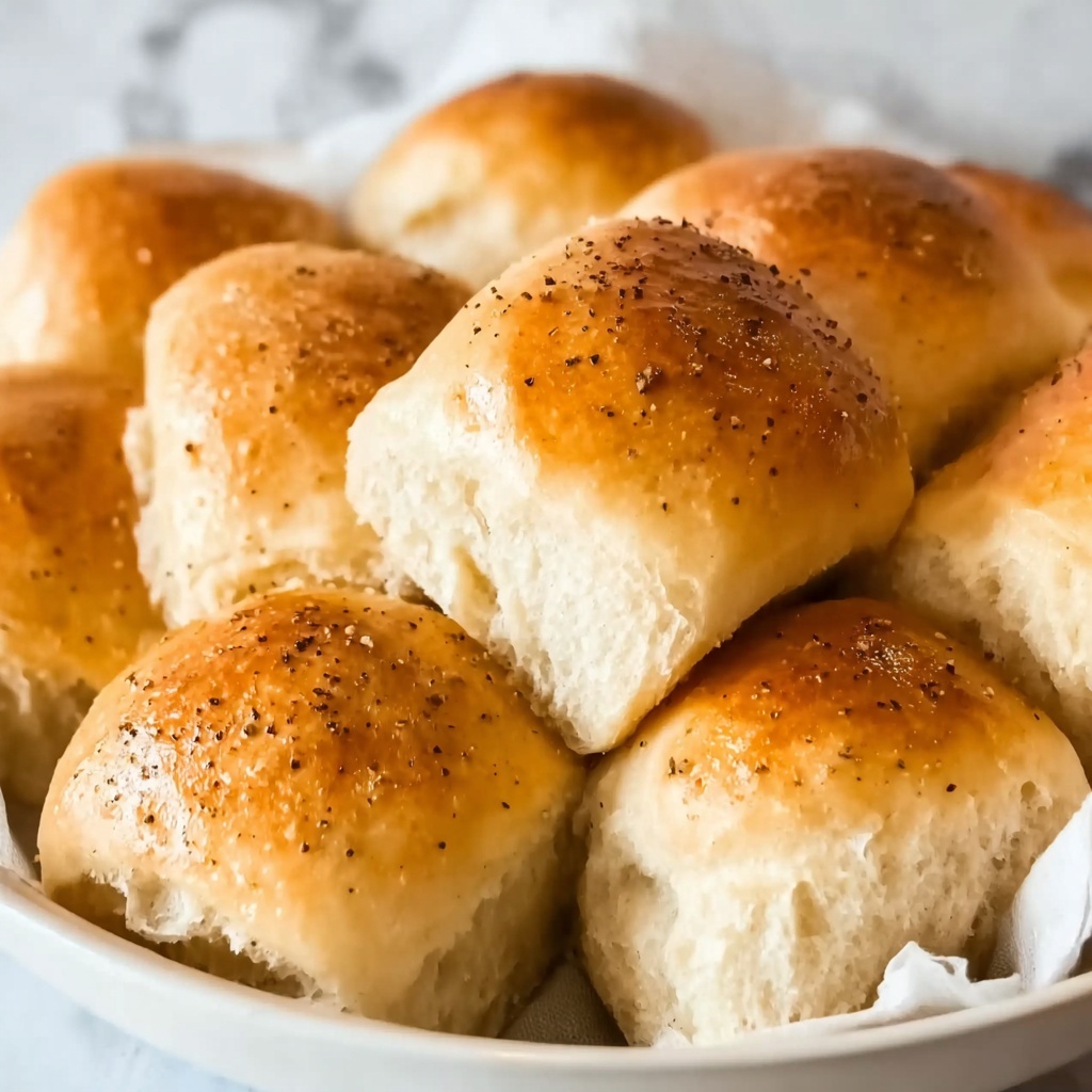 Magic Parker House Rolls with Rosemary Honey Butter Recipe - Recipe Image