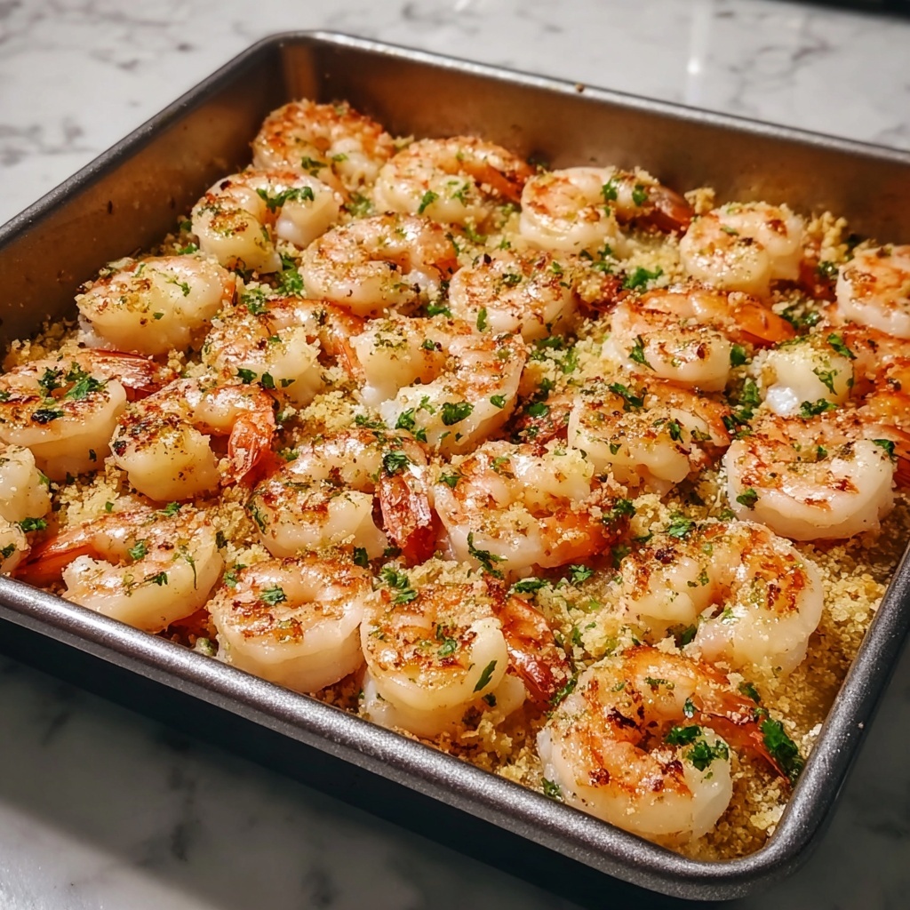 Baked Garlic Parmesan Shrimp Recipe - Recipe Image