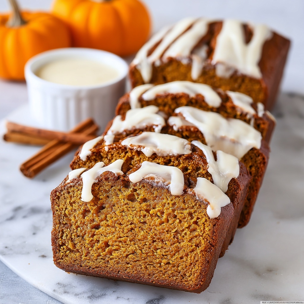 Cream Cheese-Filled Pumpkin Bread Recipe - Recipe Image