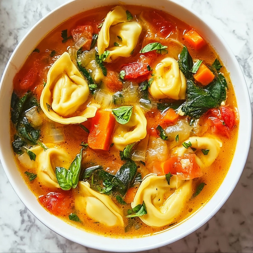 Veggie-Loaded Tortellini Soup Recipe - Recipe Image