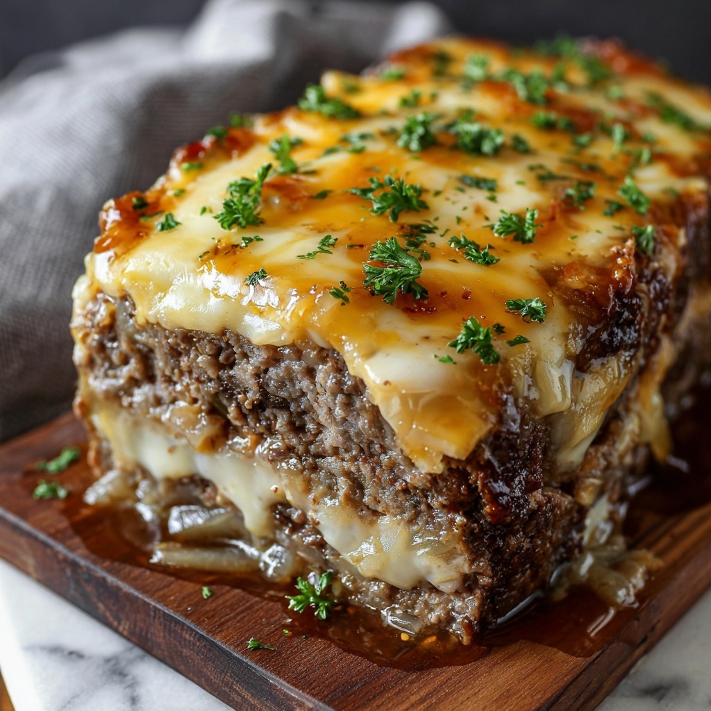 French Onion Meatloaf Recipe - Recipe Image