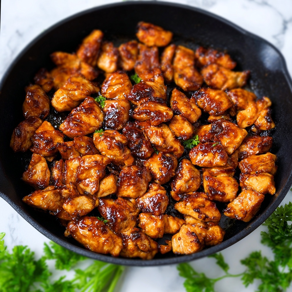 Honey Garlic Chicken Bites Recipe - Recipe Image