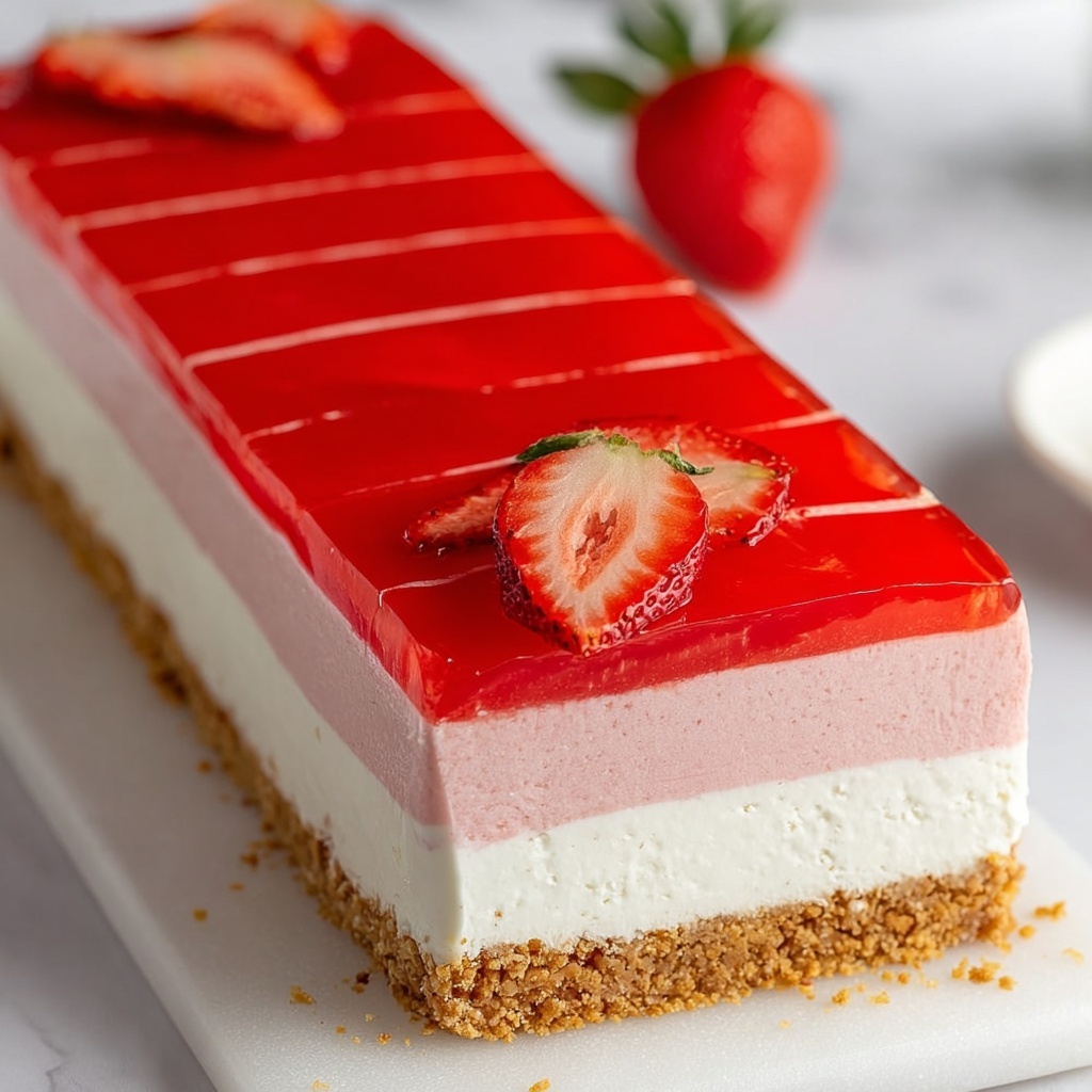 Easy Vegan Strawberry Cheesecake Recipe - Recipe Image