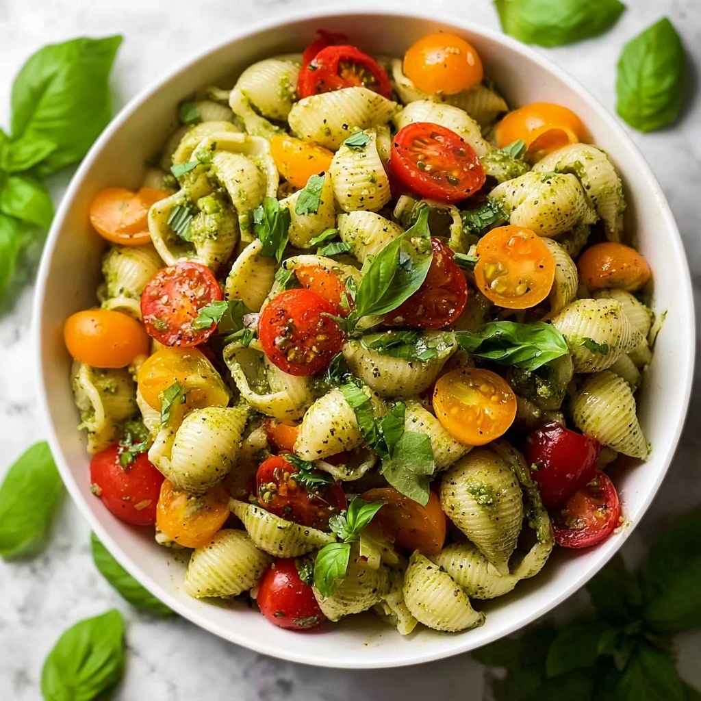 Pesto Pasta Salad Recipe - Recipe Image
