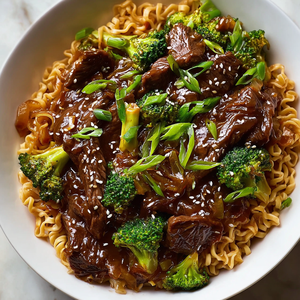 Sticky Beef Noodles Recipe - Recipe Image