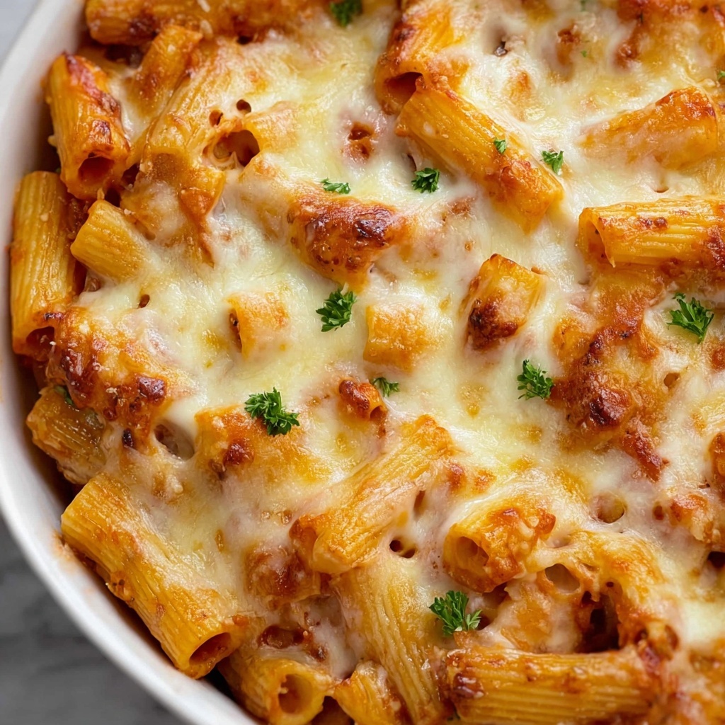 Creamy Baked Rigatoni Al Forno Recipe - Recipe Image