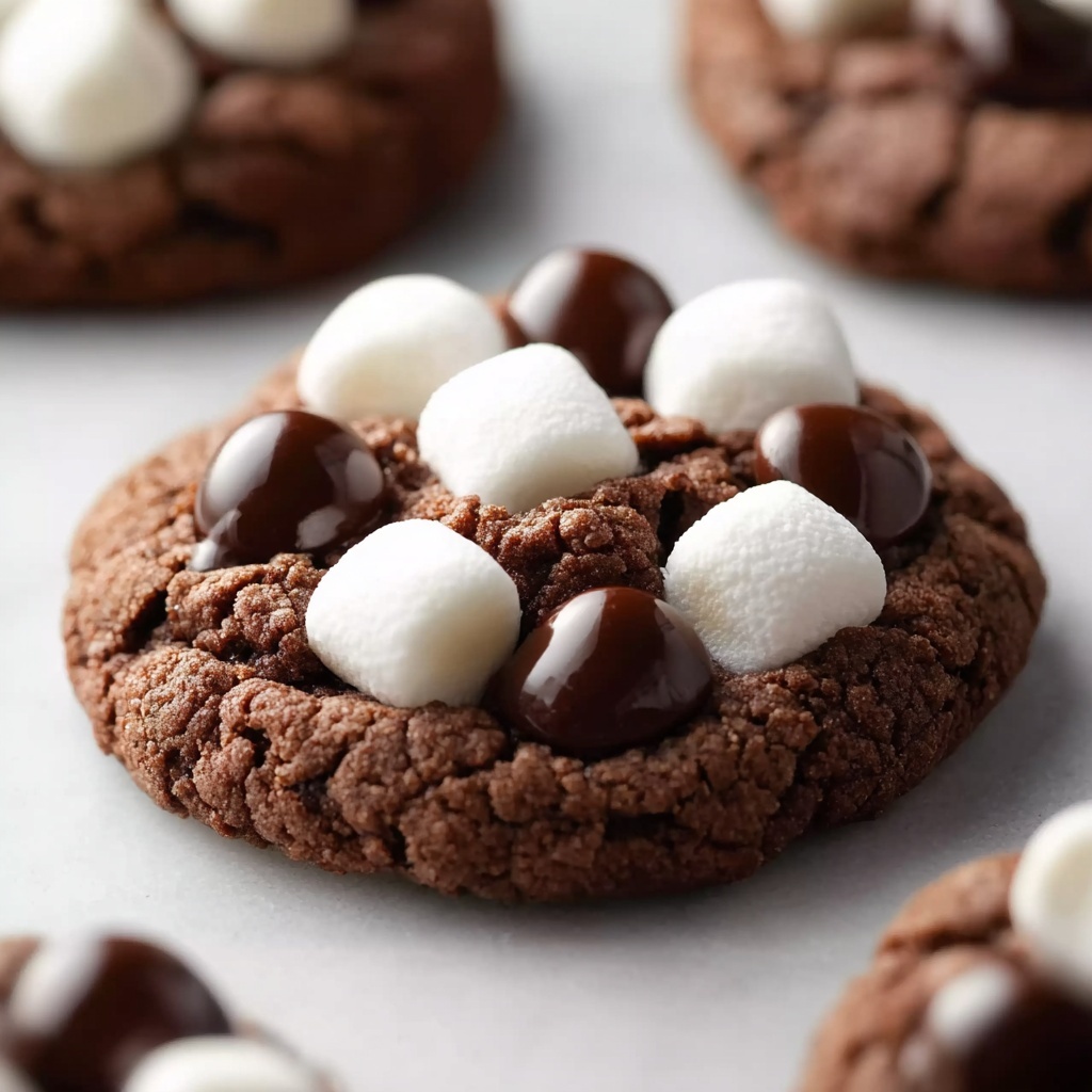 Chocolate Marshmallow Bliss Cookies That Will Steal Your Heart Recipe - Recipe Image