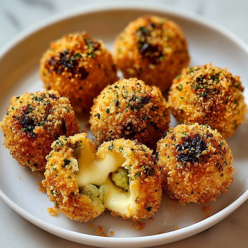 Baked Broccoli Cheese Balls Recipe - Recipe Image