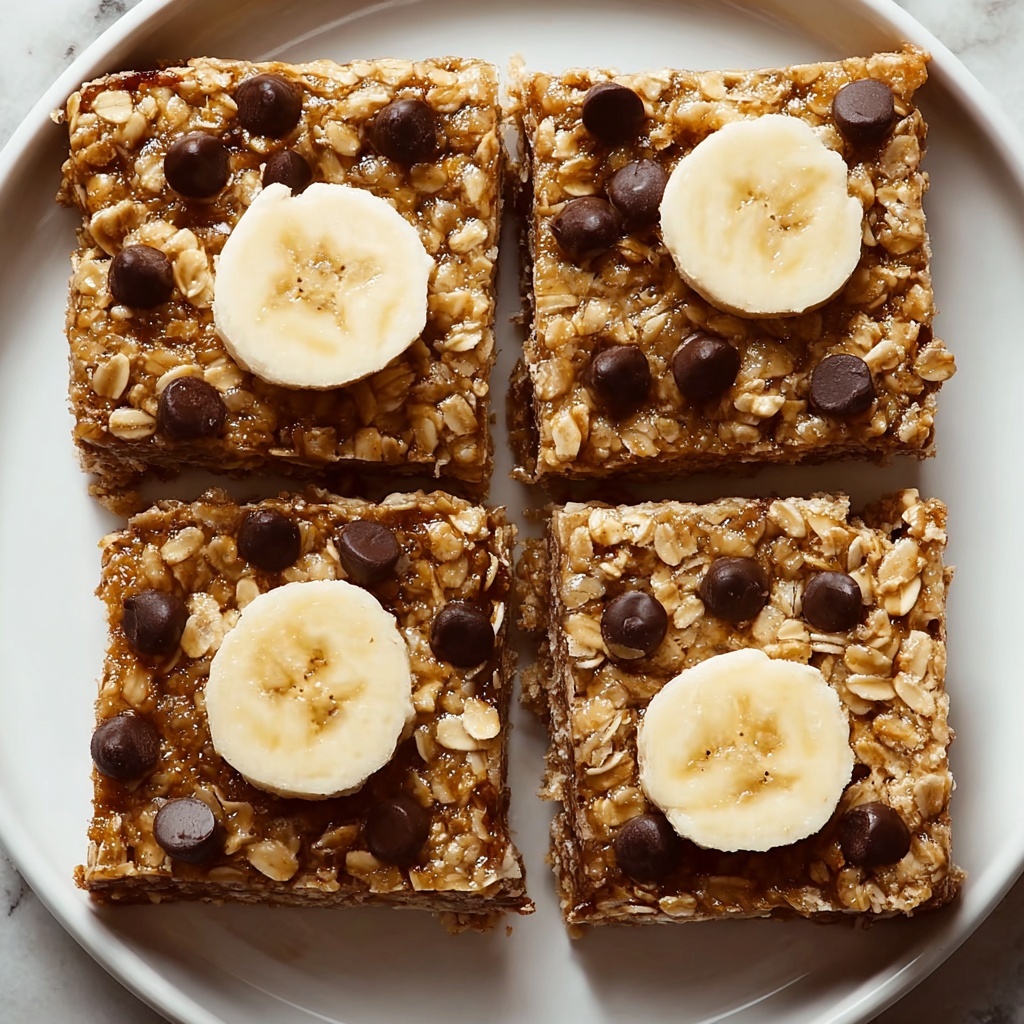 Banana Oatmeal Bars Recipe - Recipe Image