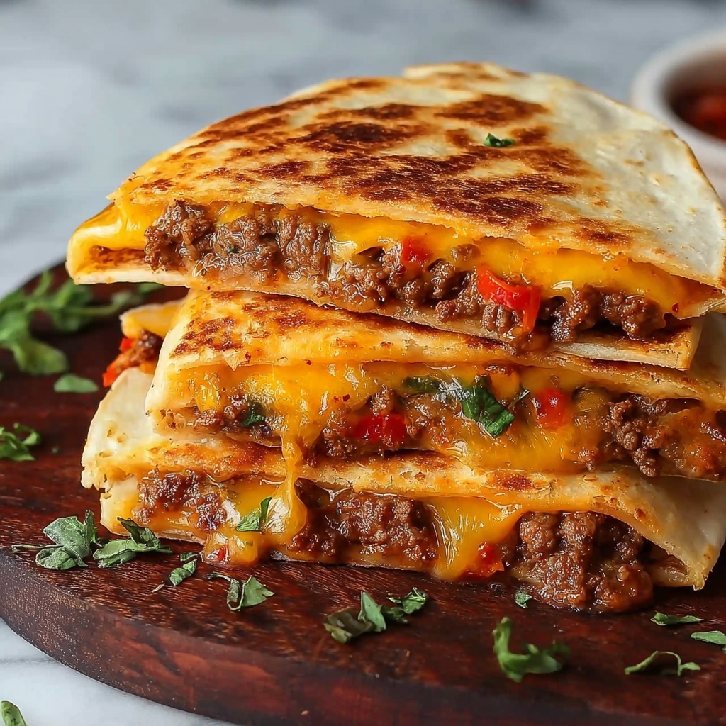 Quesadilla Burgers Recipe - Recipe Image