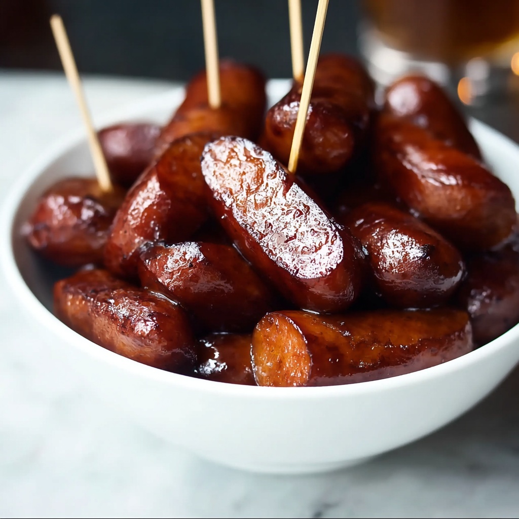 BBQ Smoked Sausage with Charred Peppers and Onions Recipe - Recipe Image