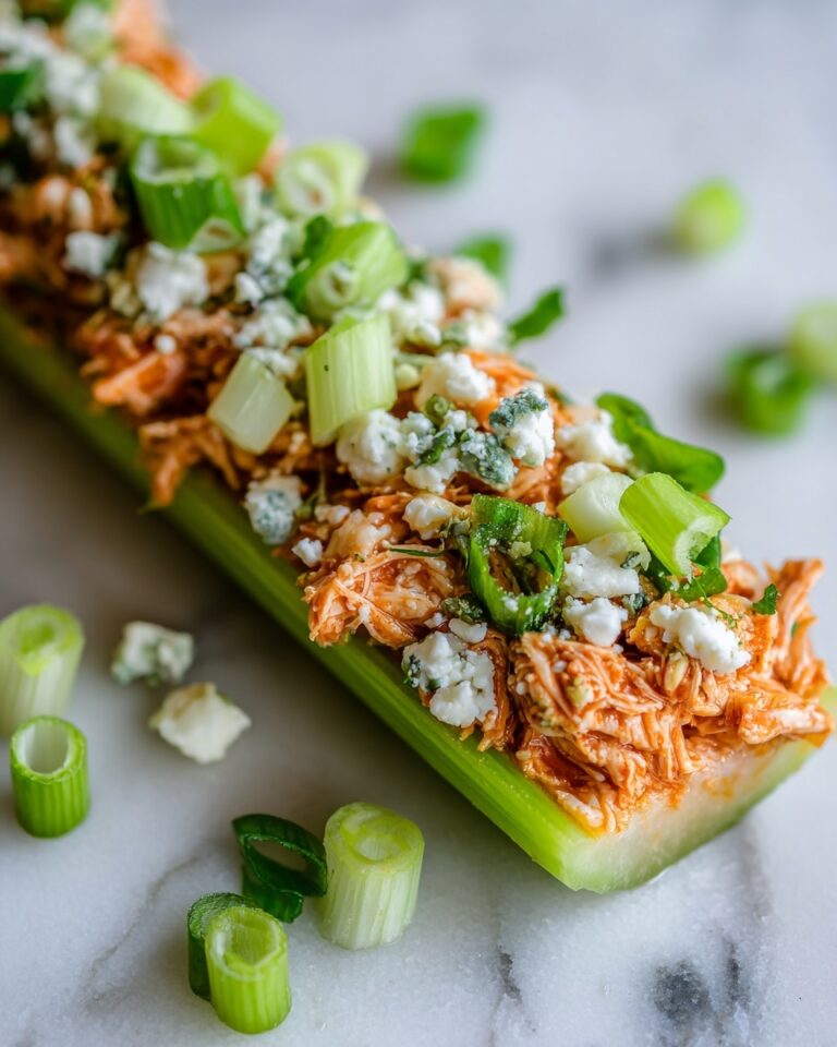 Buffalo Chicken Celery Sticks Recipe