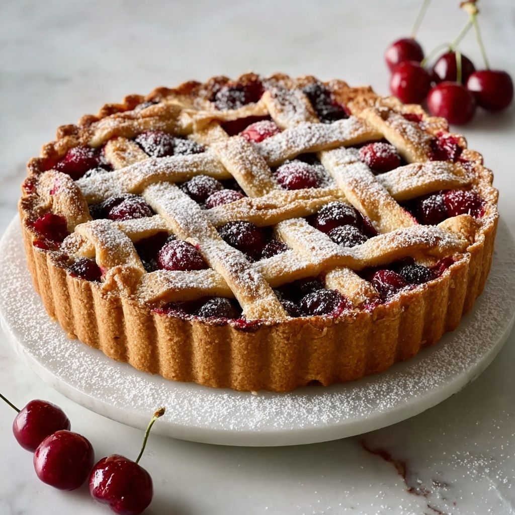 Cranberry Linzer Torte Recipe - Recipe Image