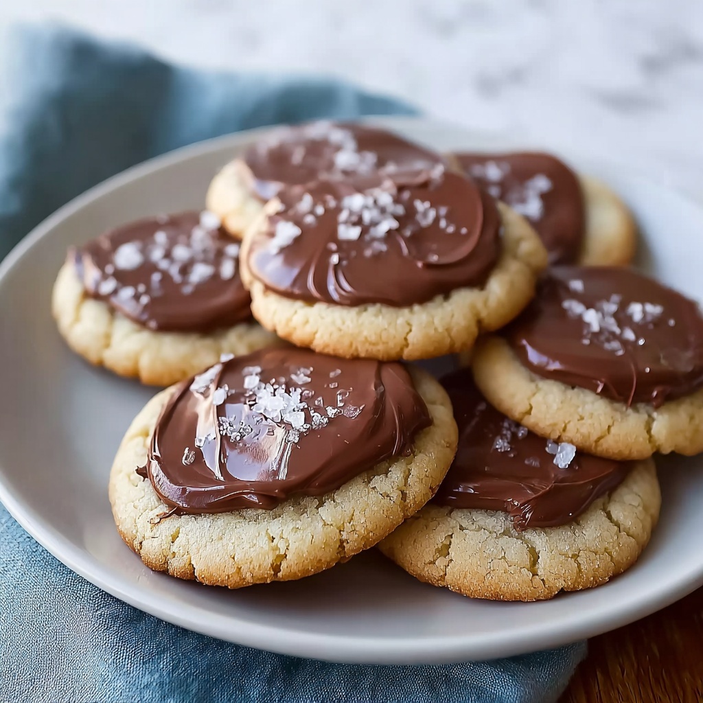 Soft Cream Cheese Cookies With Nutella Glaze Recipe - Recipe Image