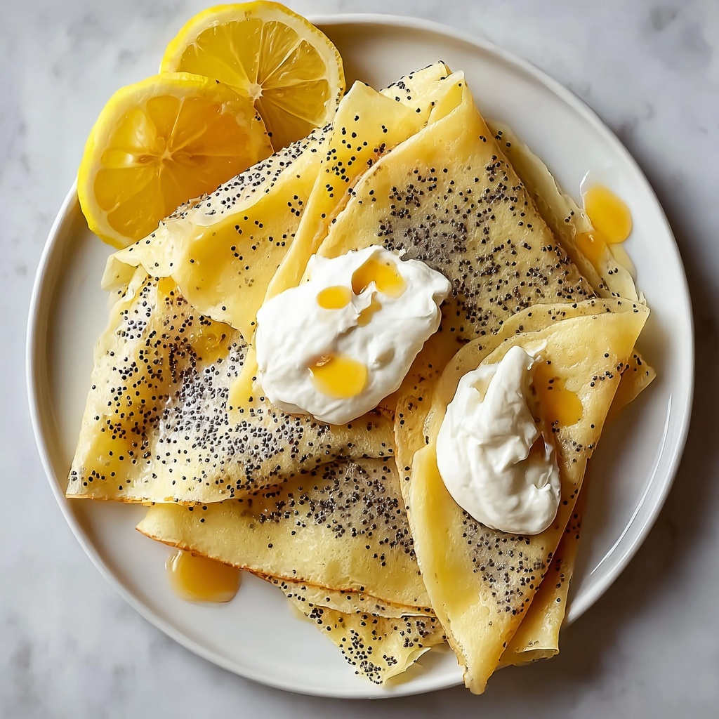 Low-Carb Poppyseed Lemon Crepes Recipe - Recipe Image