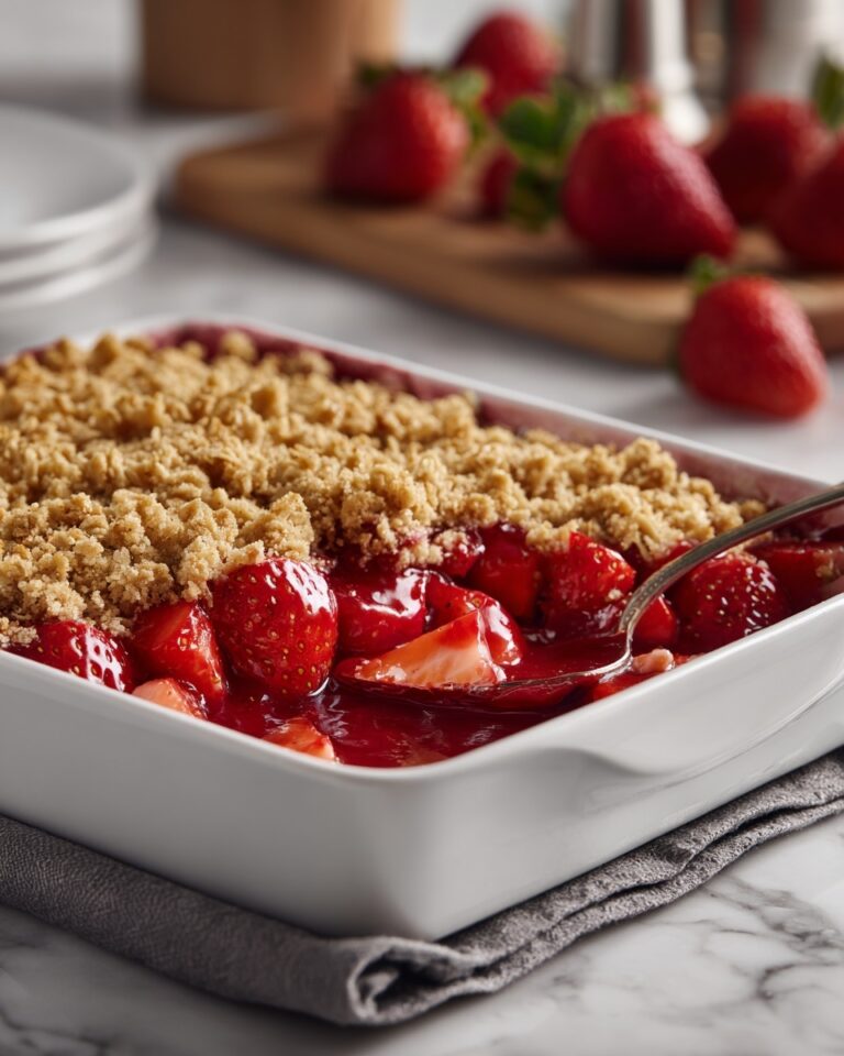 Strawberry Rhubarb Crisp Recipe