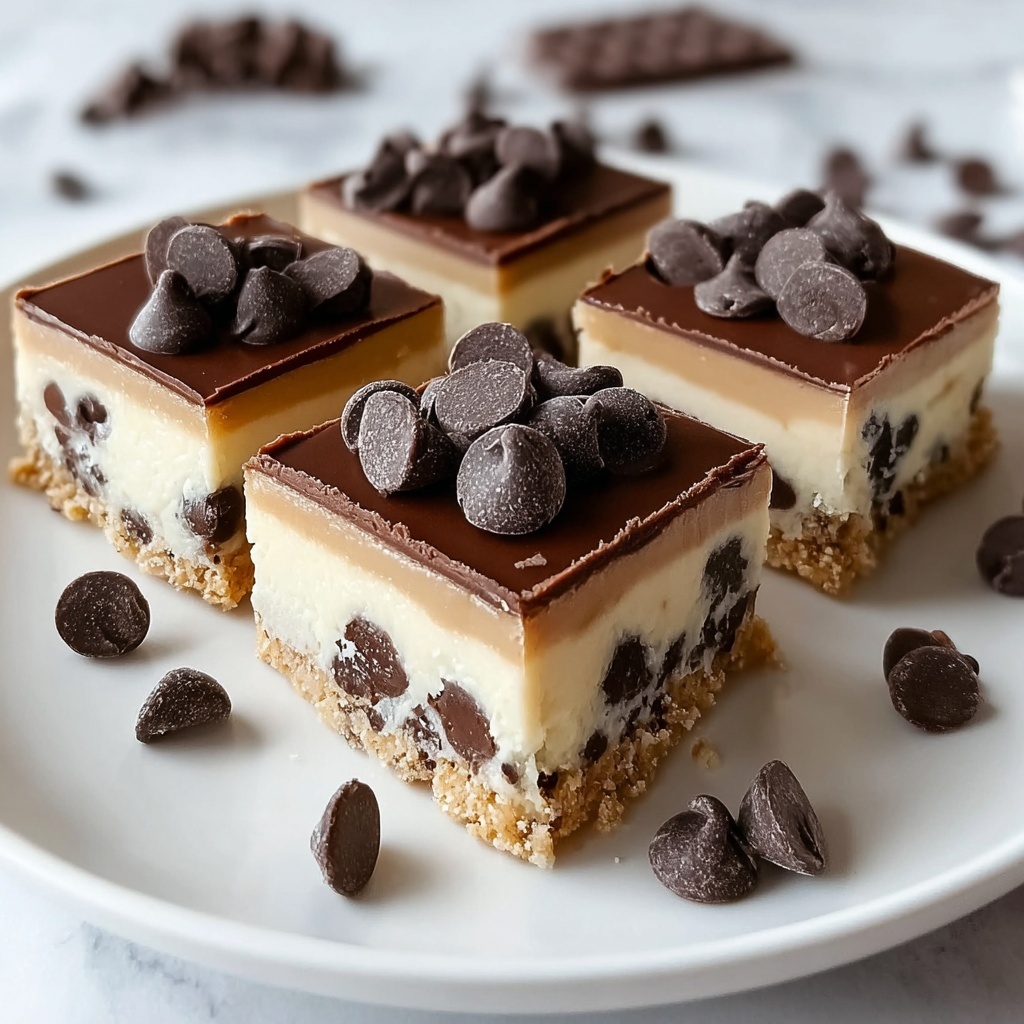Chocolate Chip Cheesecake Bars Recipe - Recipe Image