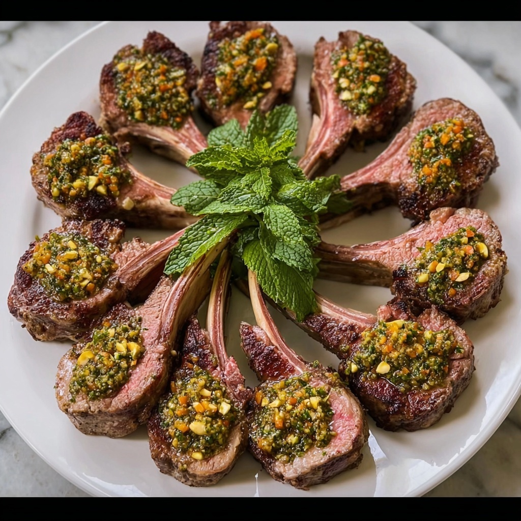 Savor Delight: Lamb with Mint and Pistachio Gremolata Recipe - Recipe Image