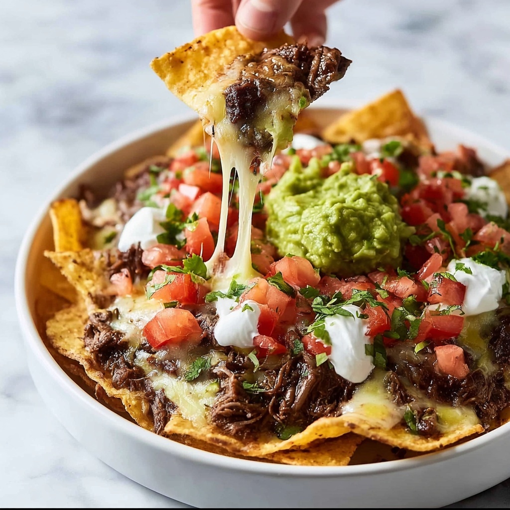 Skillet Steak Fajita Nachos Recipe - Recipe Image