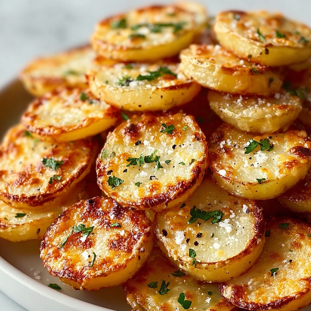 Mini Baked Parmesan Potato Rounds Recipe - Recipe Image