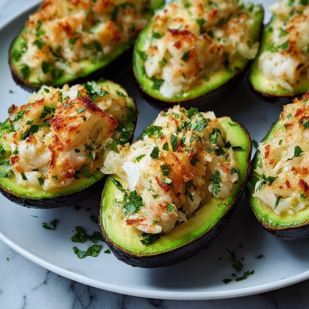 Crab Stuffed Avocados Recipe - Recipe Image