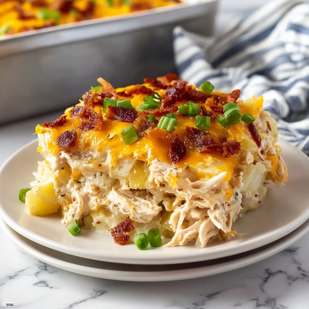 Loaded Potato Ranch Chicken Casserole Recipe - Recipe Image