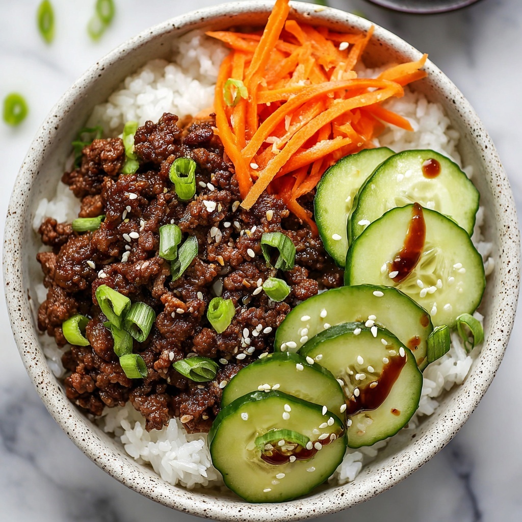 Korean Ground Beef Bowl: An Easy and Flavorful Recipe - Recipe Image
