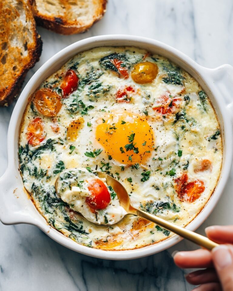 Baked Feta Eggs Recipe