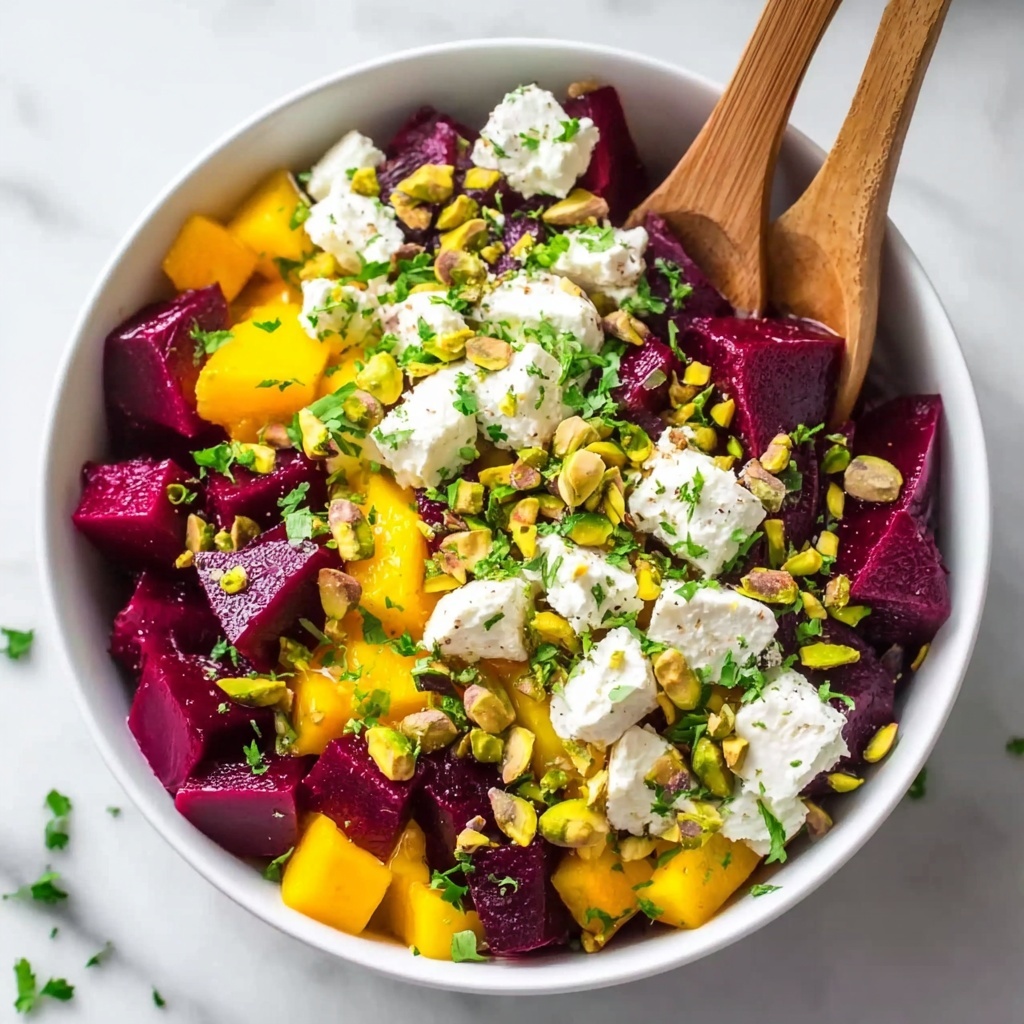 Orange Beet Salad with Feta and Pistachios Recipe - Recipe Image