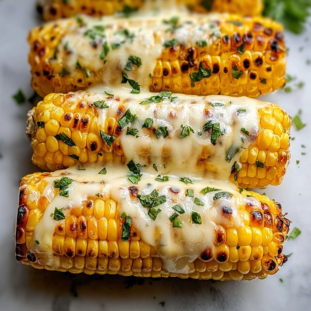 Garlic Butter Corn Cheese: A Creamy, Cheesy Side Dish Recipe - Recipe Image