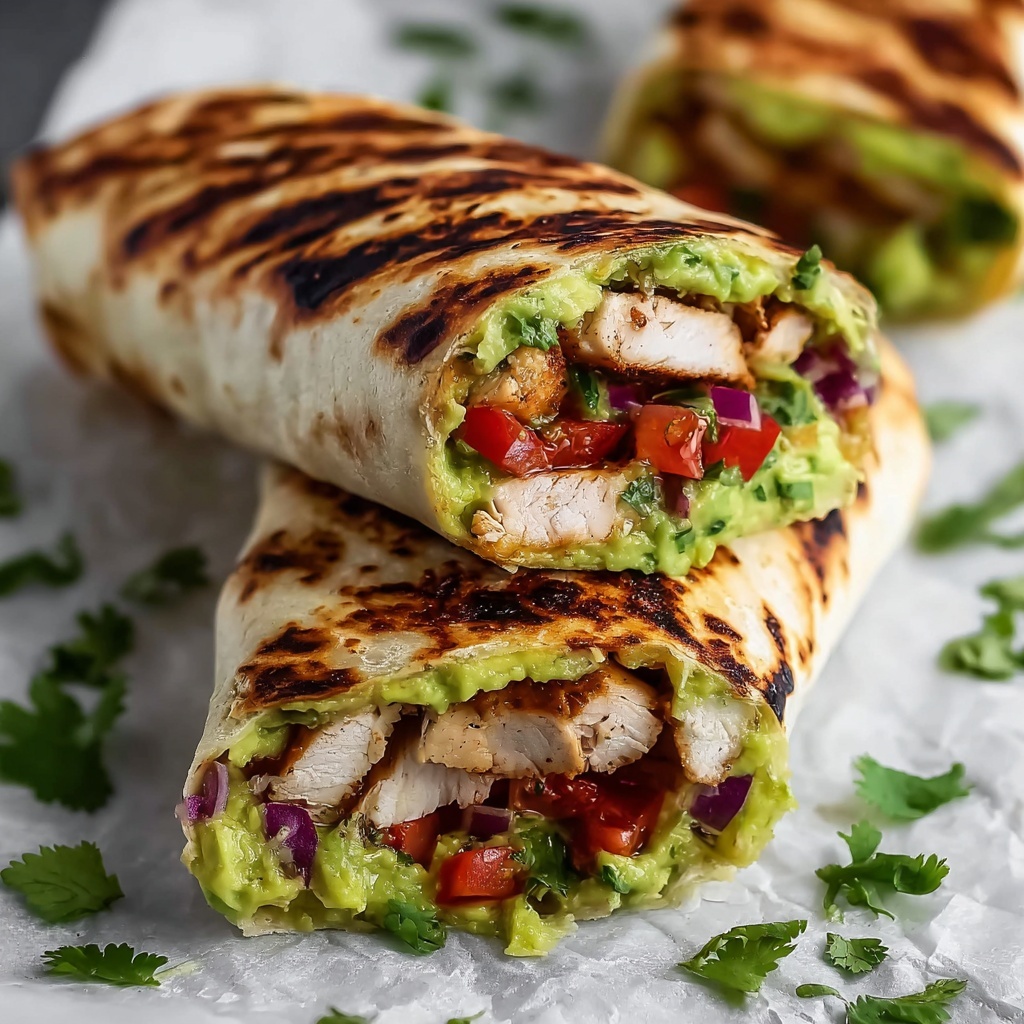 Chipotle Ranch Grilled Chicken Burrito Recipe - Recipe Image