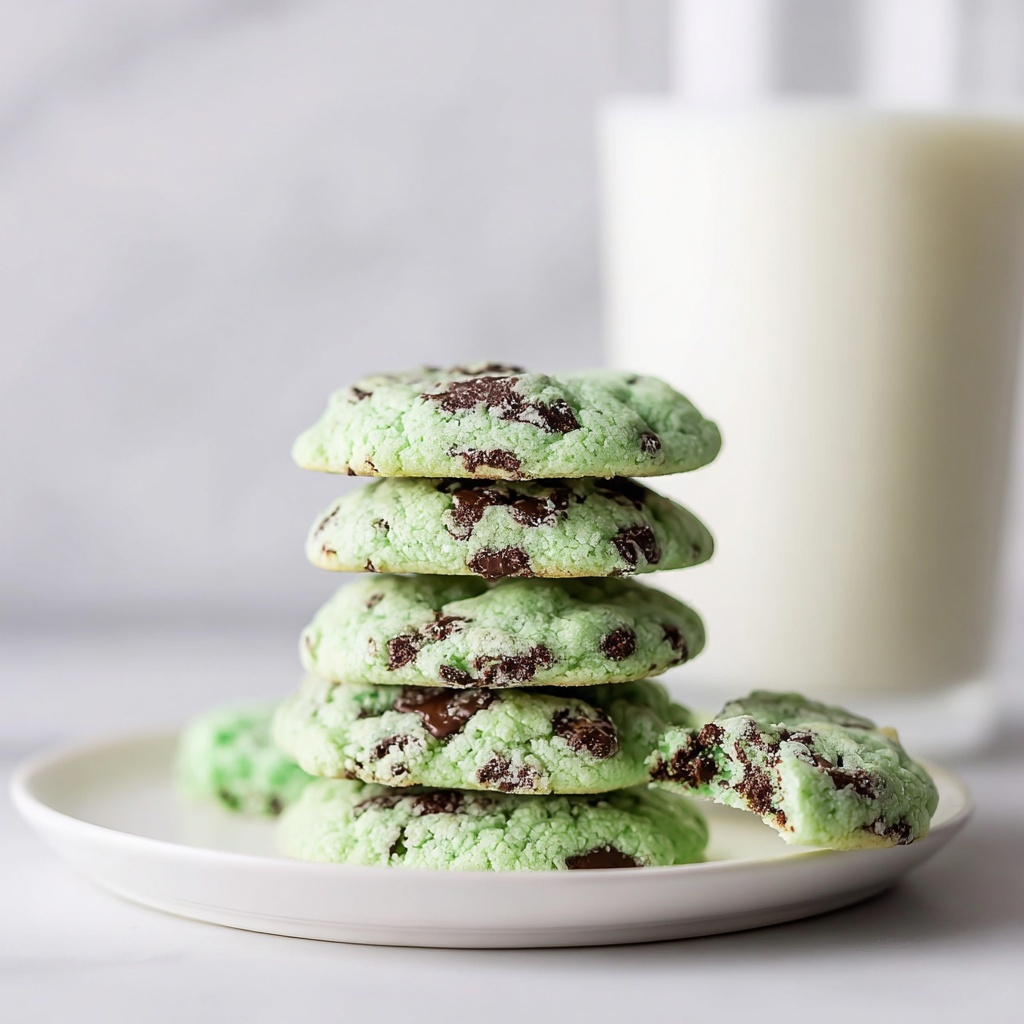 Mint Chocolate Chip Cookies Recipe - Recipe Image