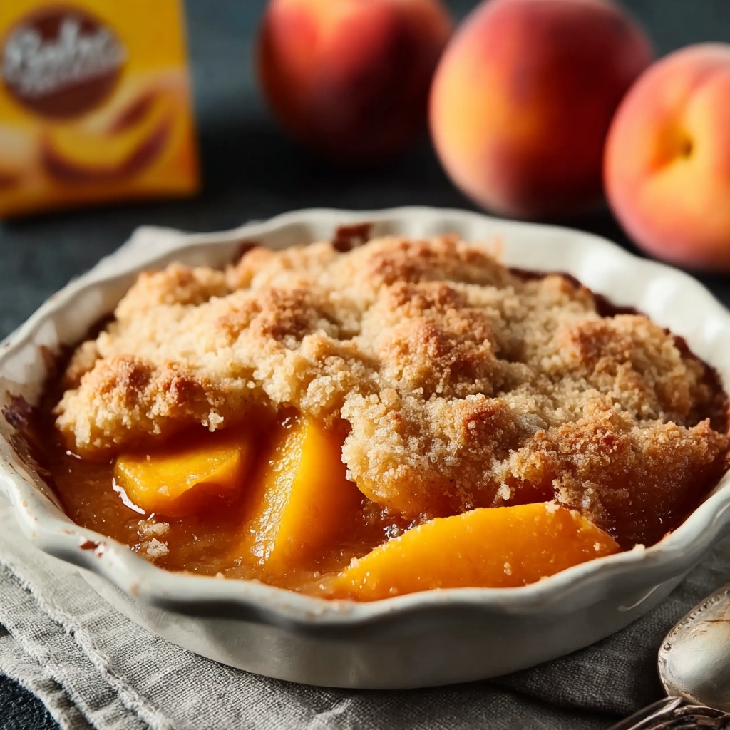 Peach-Pecan Cobbler Recipe - Recipe Image