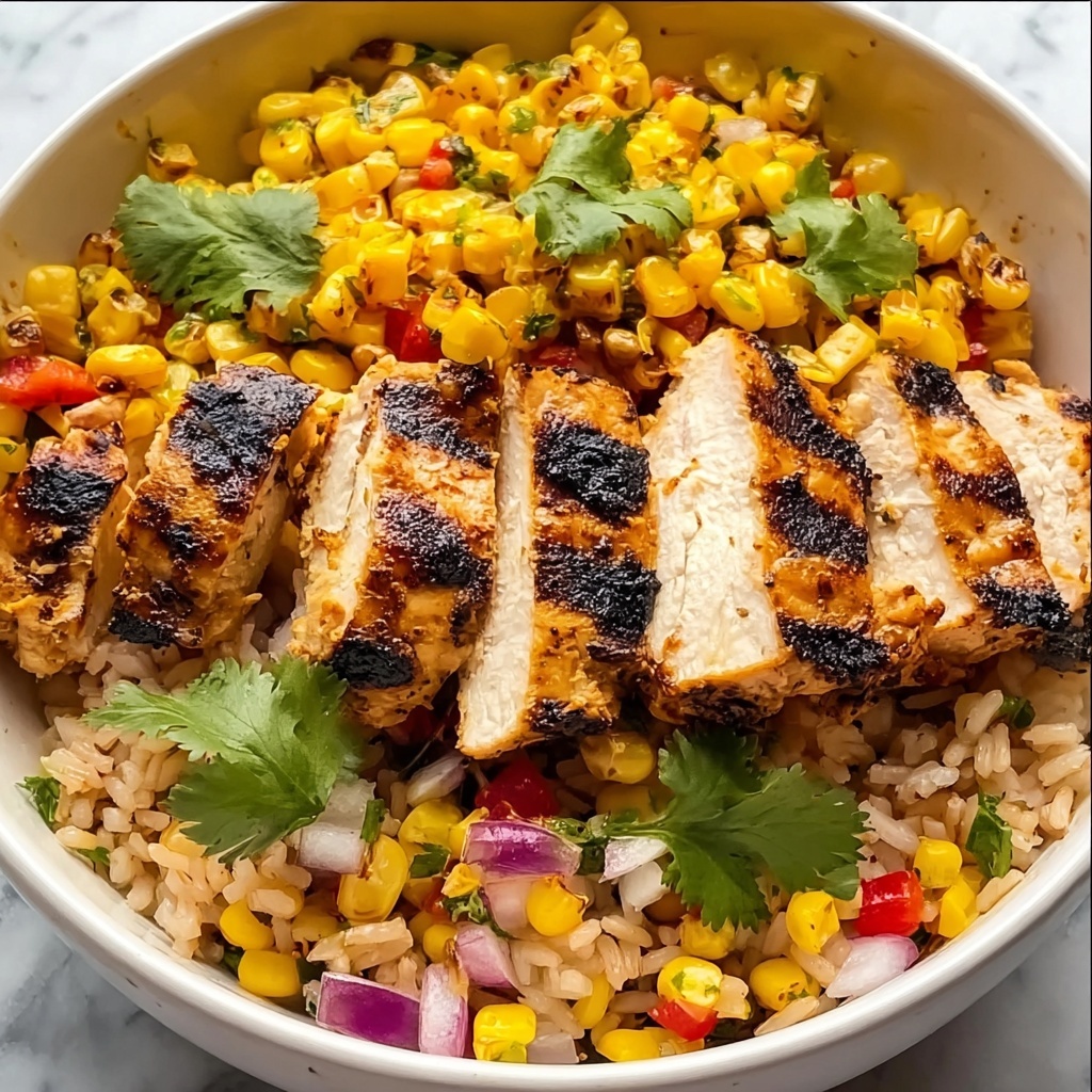 Street Corn Chicken Rice Bowl Recipe - Recipe Image