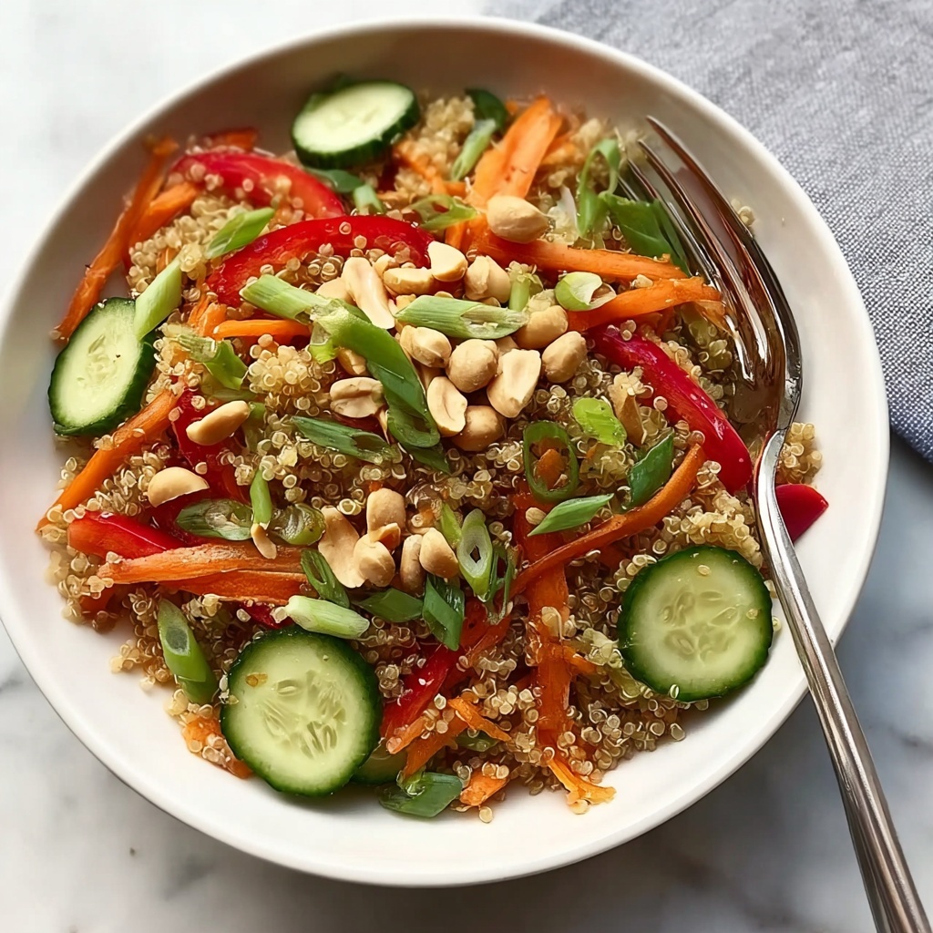 Thai Quinoa Peanut Salad Recipe - Recipe Image
