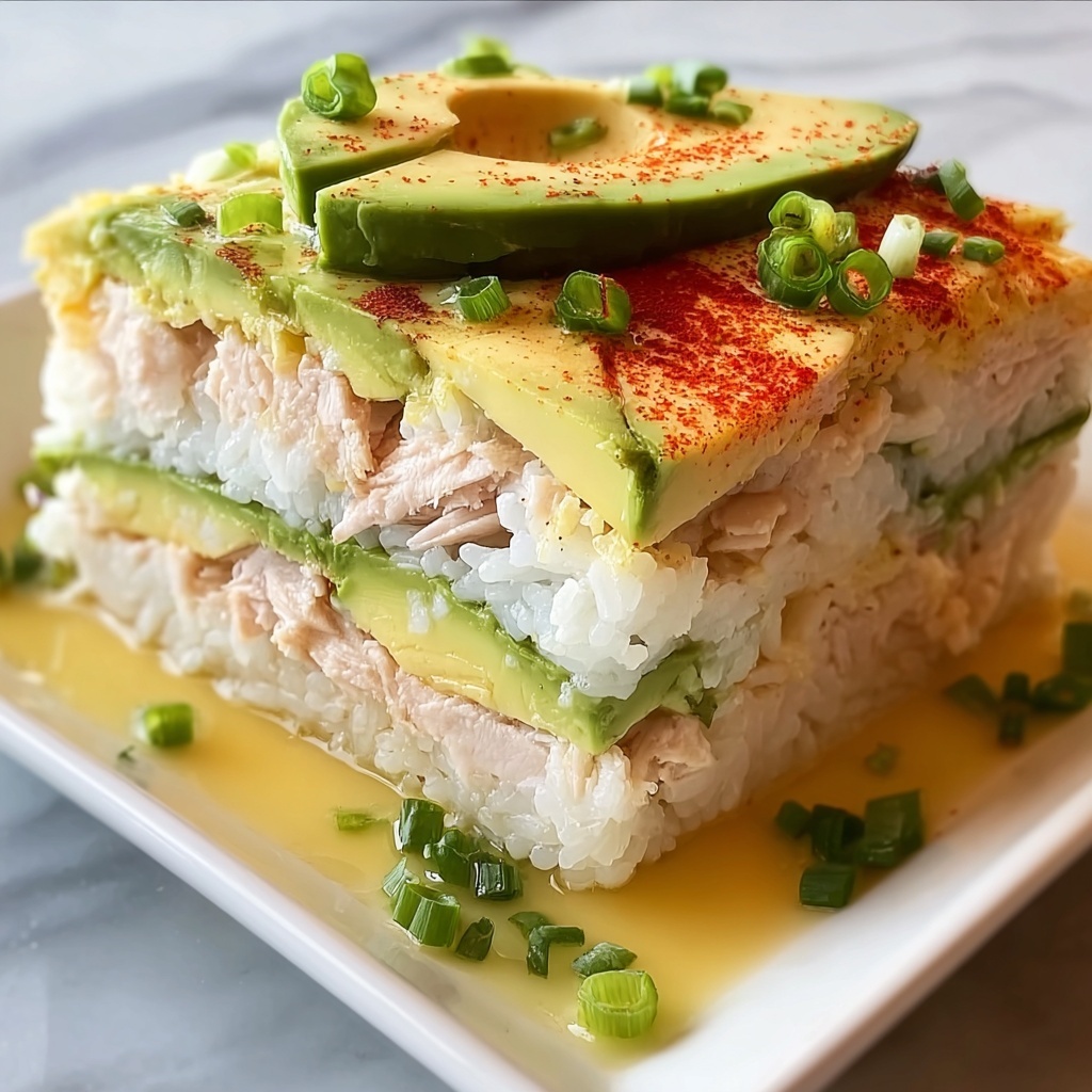 Spicy Salmon Sushi Bake Recipe - Recipe Image