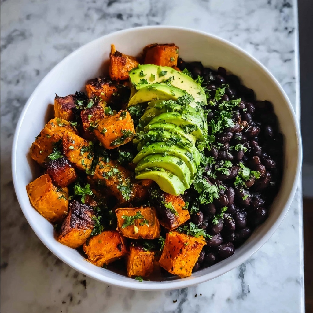 Sweet Potato Black Bean Power Bowls Recipe - Recipe Image
