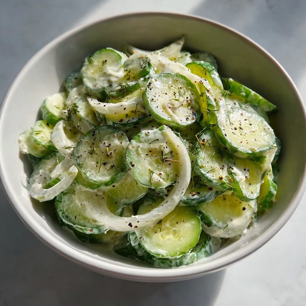 German Cucumber Salad Recipe - Recipe Image
