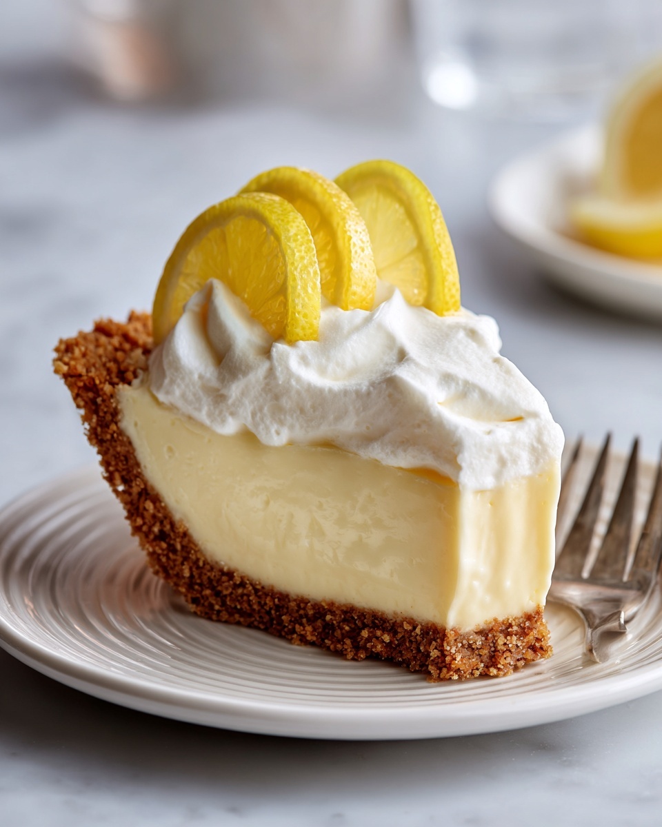 No-Bake Sugar-Free Lemon Pie Recipe - Recipe Image