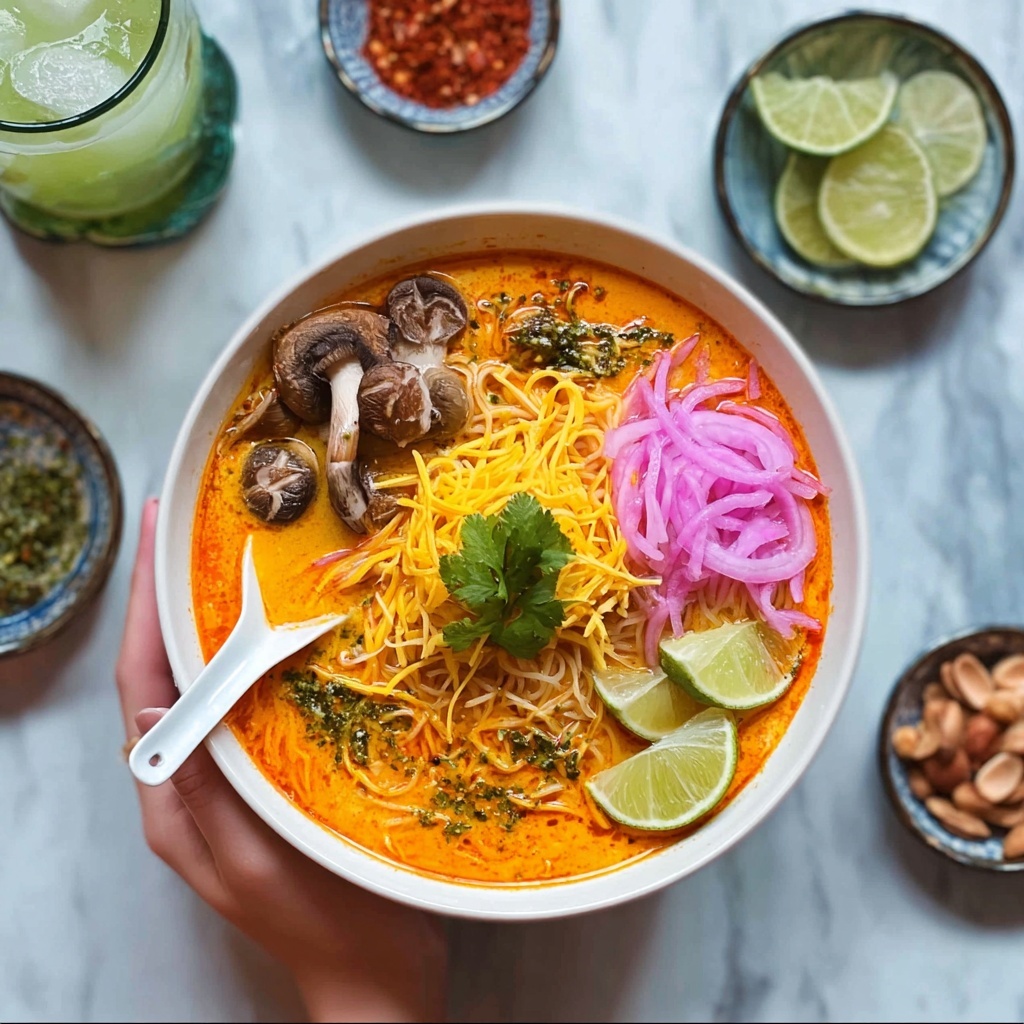 Delicious Vegan Khao Soi: A Comforting Bowls of Flavor Recipe - Recipe Image