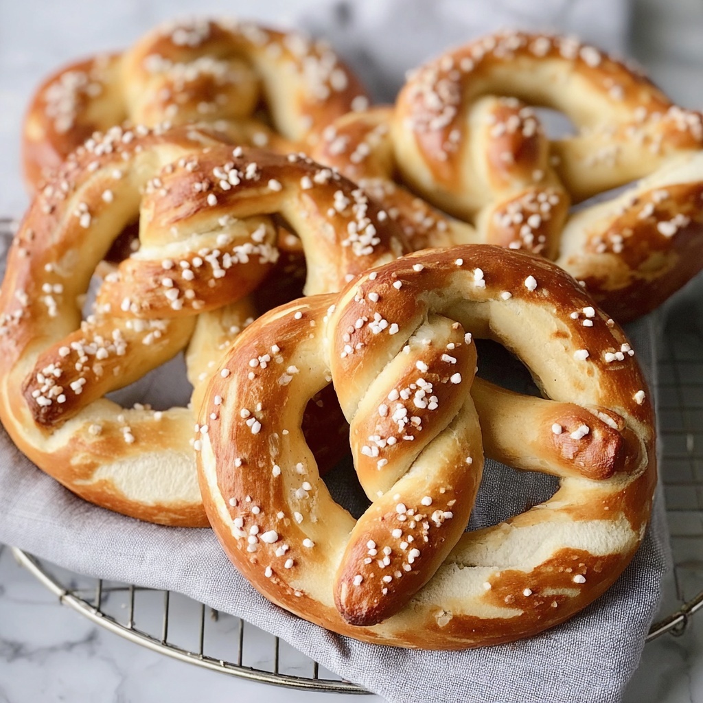 Master Soft Sourdough Pretzels Recipe - Recipe Image