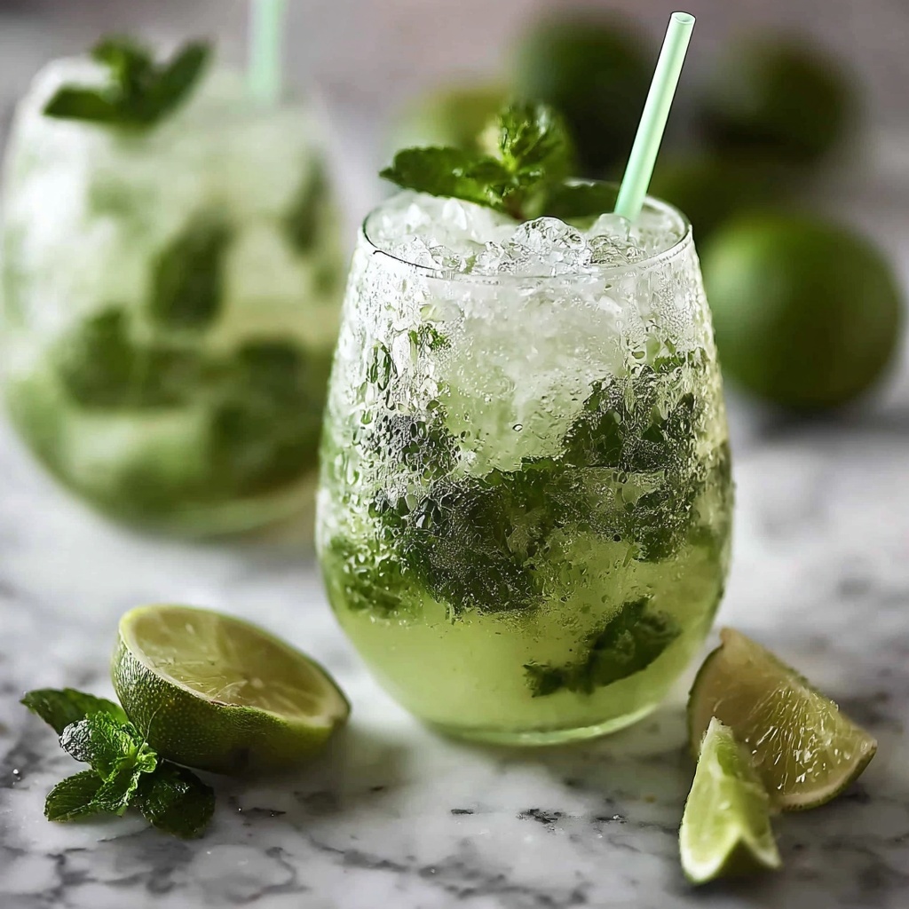 Refreshing Frozen Mojito Mocktail for Ultimate Chill Moments Recipe - Recipe Image